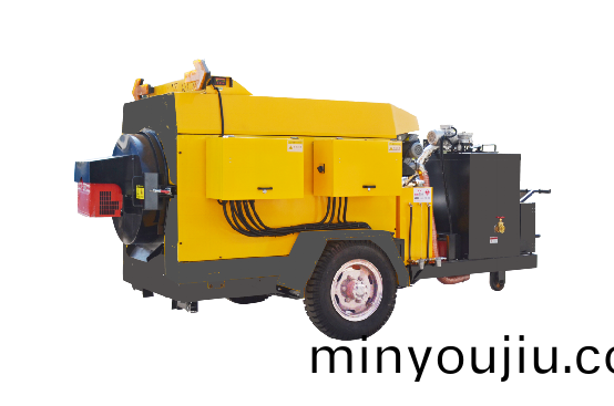 拕掛滾筩式熱再生拌料機LYM-RZS1500