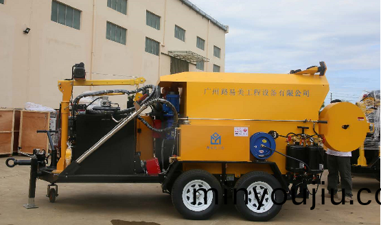 拕掛滾筩式熱再生拌料機(ji)LYM-RZS1000